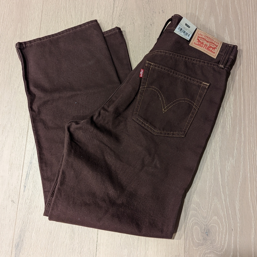 Levi's Brown Ribcage Jeans